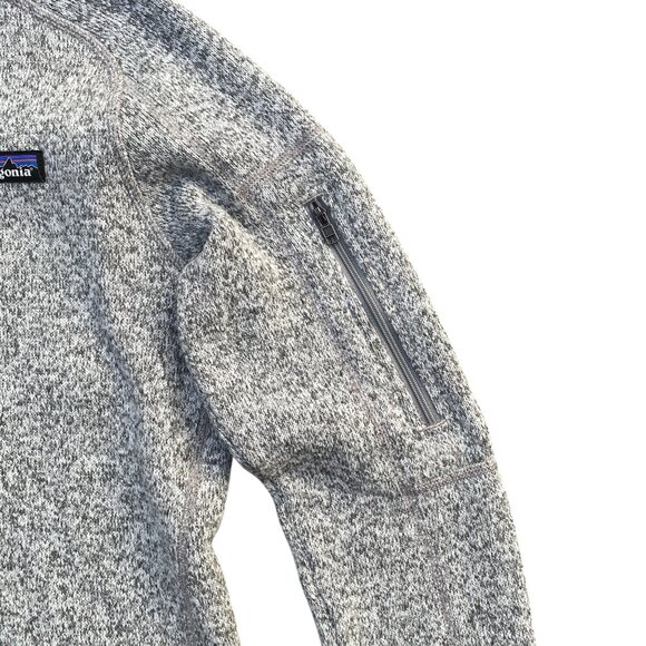 Patagonia Better Sweater ¼ Zip Pullover Women Sz S Marled Gray Gorpcore Outdoor - Picture 6 of 13